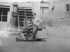 Uncle Russell on motor scooter (circa 1940)